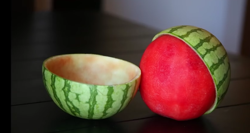 “Skin A Watermelon” Party Trick