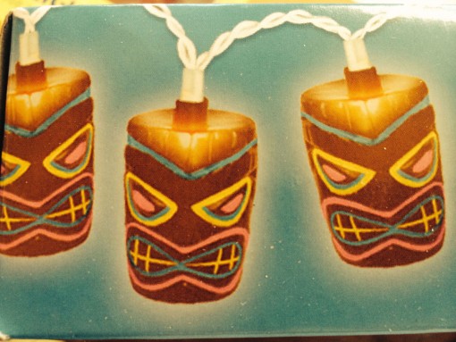 Tiki mask lights for a Tiki Bar
